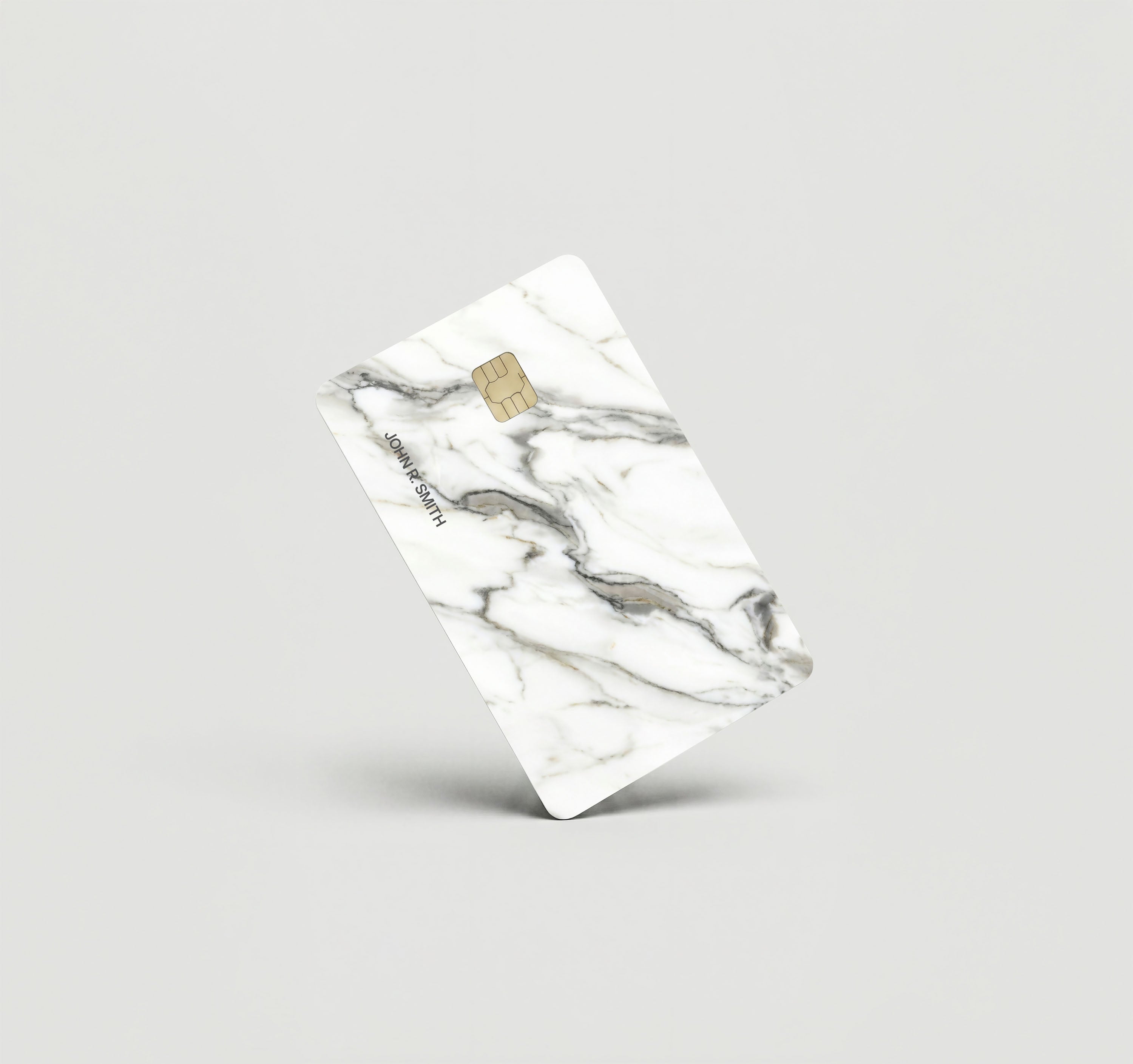 Mockup Cardskin pixacard-white-marble-cardskin