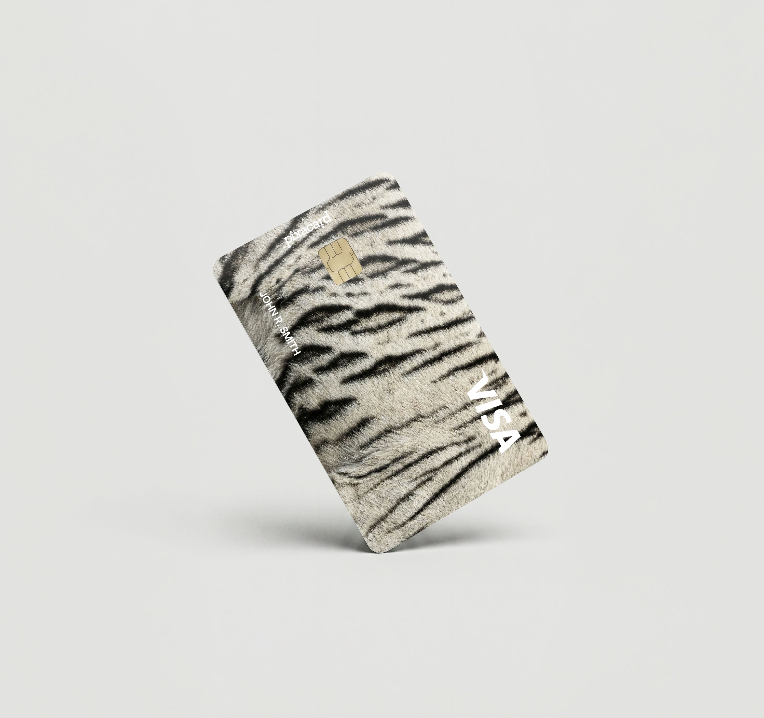 Mockup Cardskin pixacard-white-tiger-cardskin
