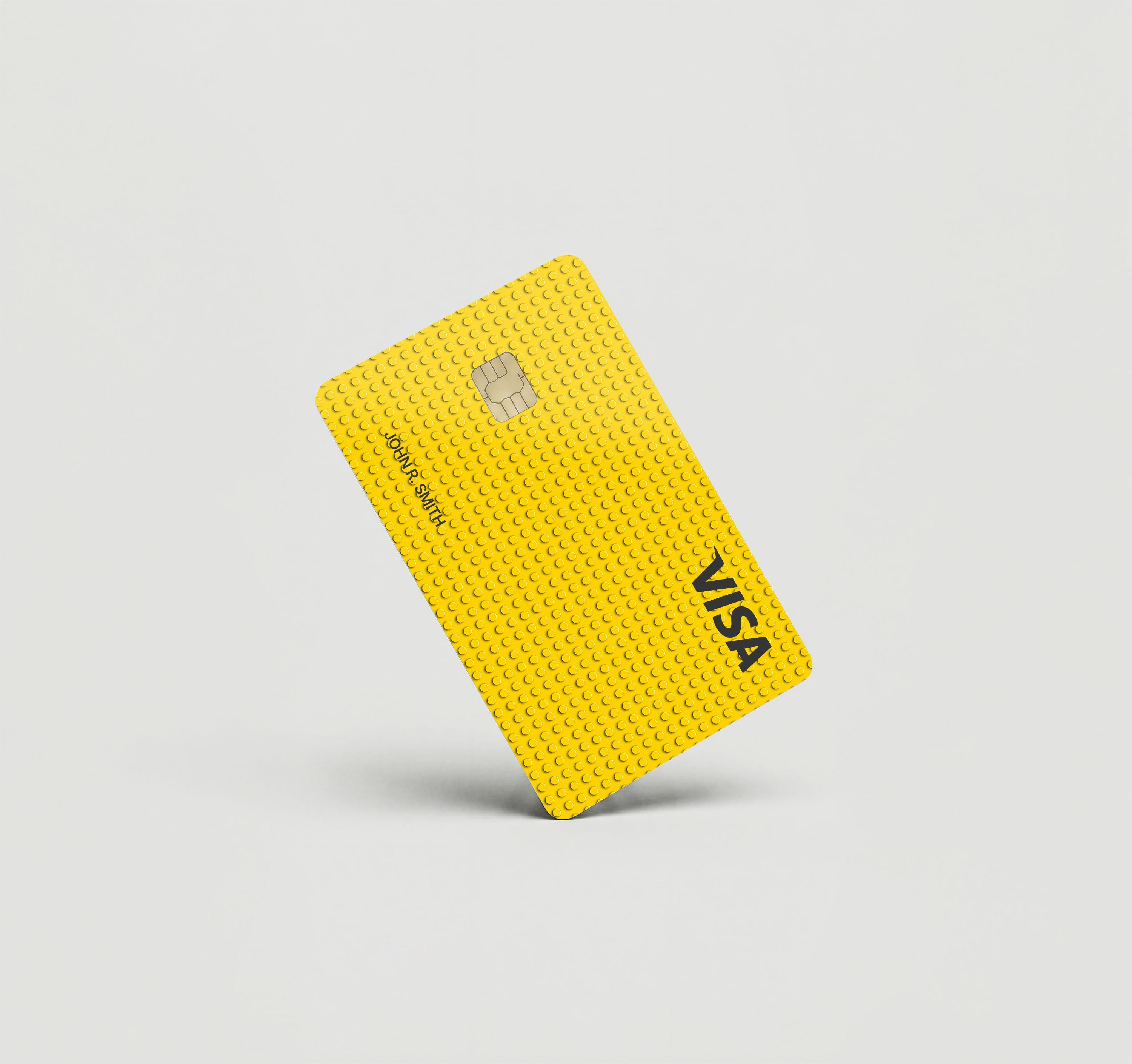 Mockup Cardskin pixacard-yellow-lego-cardskin
