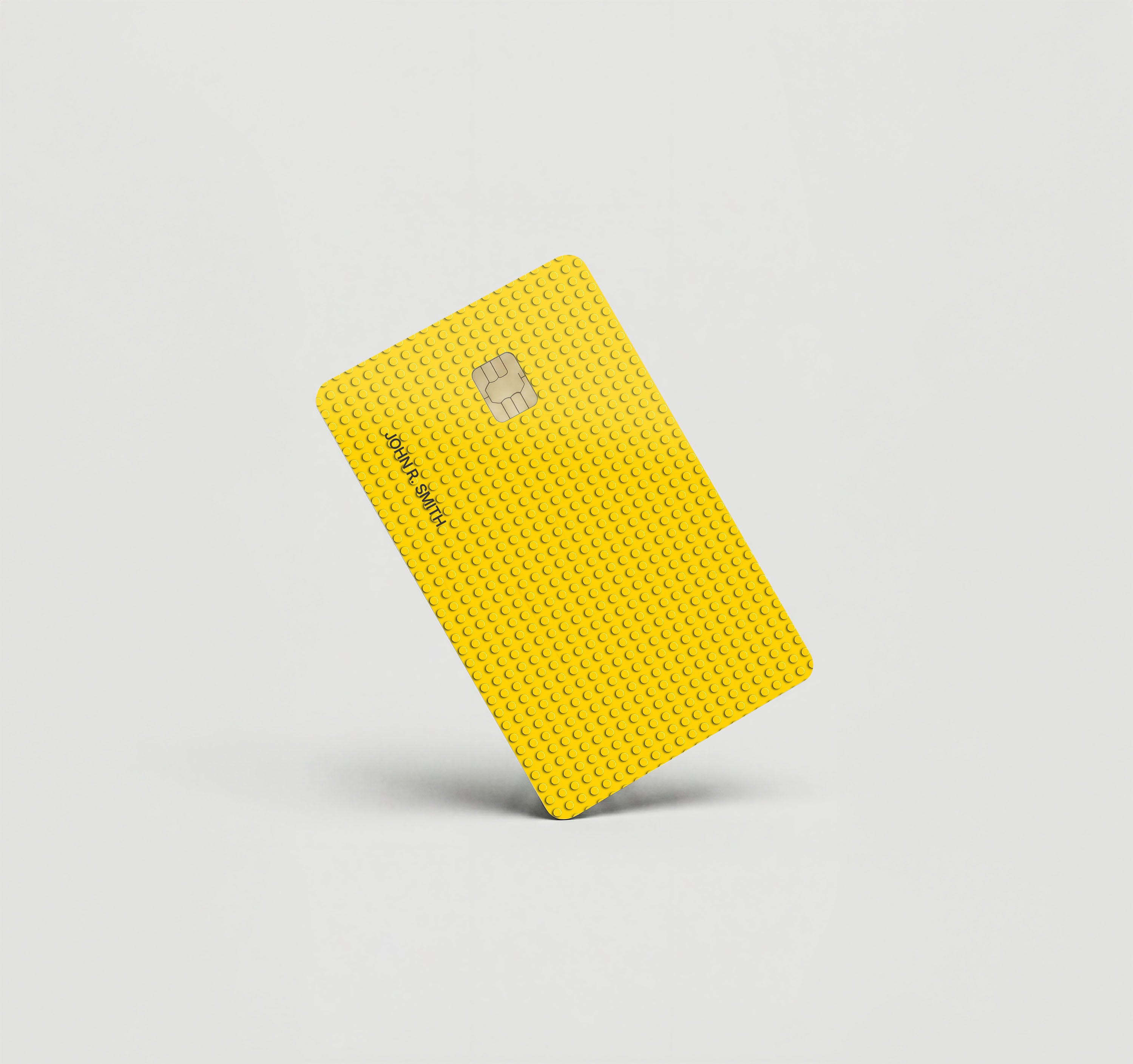 Mockup Cardskin pixacard-yellow-lego-cardskin